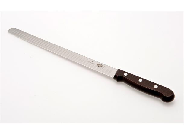 VICTORINOX laksekniv L:300mm Med luftlommer og treskaft